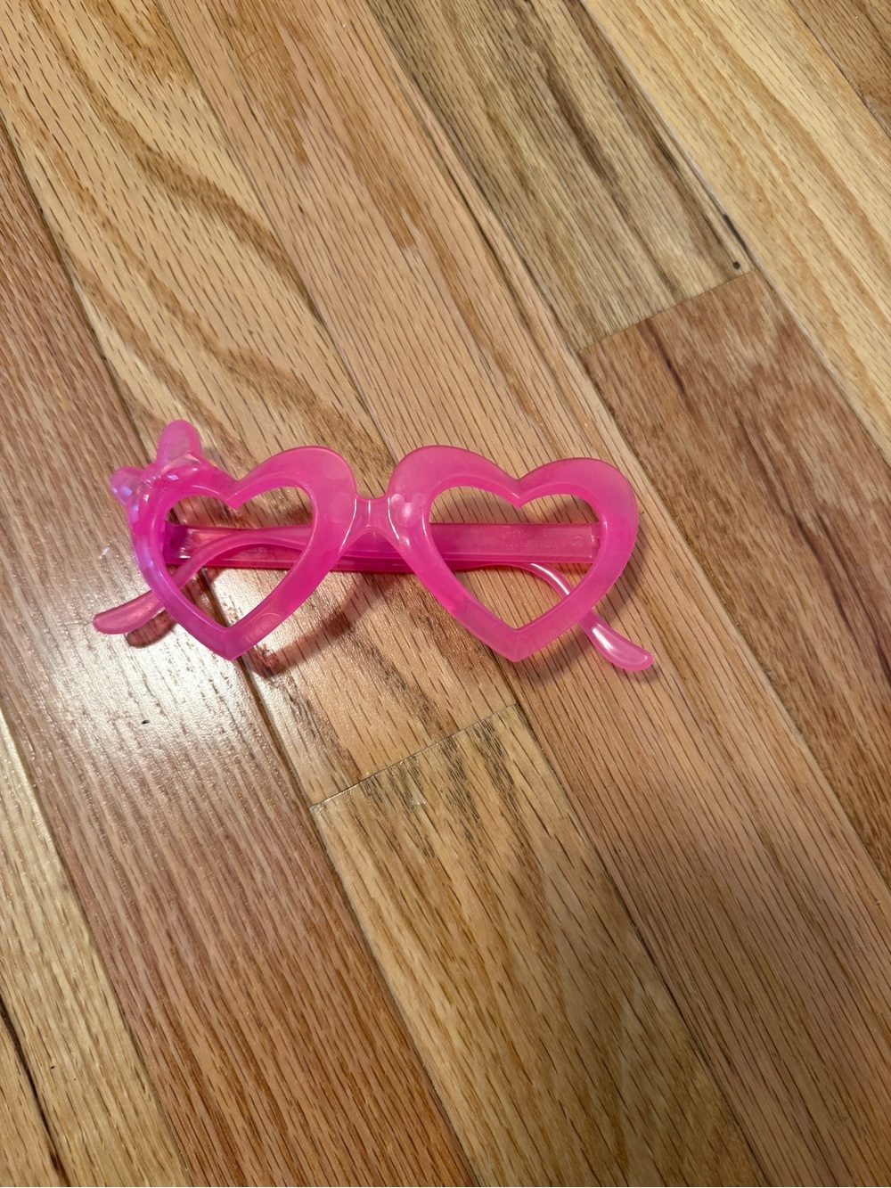 Pink Minnie Mouse Heart-Shaped Novelty Sunglasses